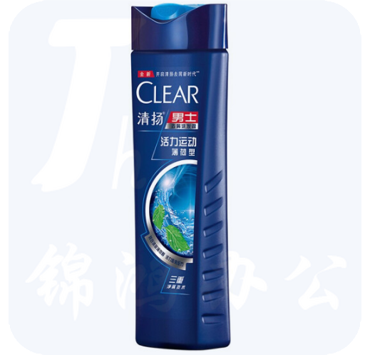 清扬 男士去屑洗发露活力运动薄荷型  400ml （12瓶/箱）