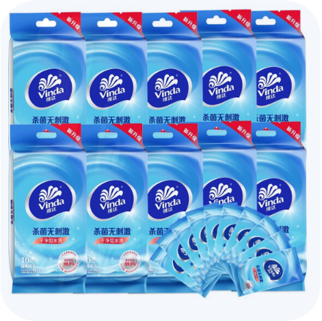 维达  VW1009湿巾 10片装*10包