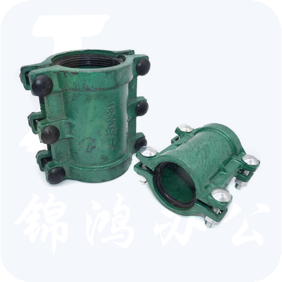 哈夫节抢修节堵漏器铸铁PE管抢修器补漏卡抱箍水管