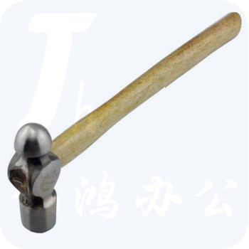 赛威 2.5P 元头锤圆头锤 奶子锤铁锤子大锤榔头锤圆头奶头锤钢锤工具锤榔头木柄
