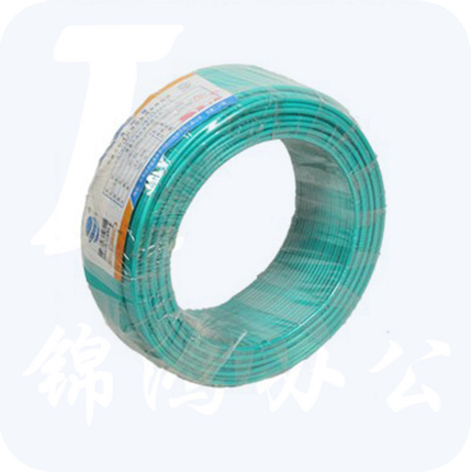 津达电缆 ZCN-BV-绿色4平方 耐火阻燃塑铜线 100米/盘