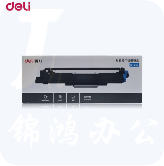 得力（deli）DTC1L 青色墨粉 适用于DCM24ADN