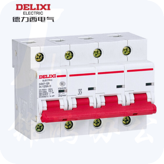 德力西   DZ47-125 4P  125A  微型断路器   货号：JC