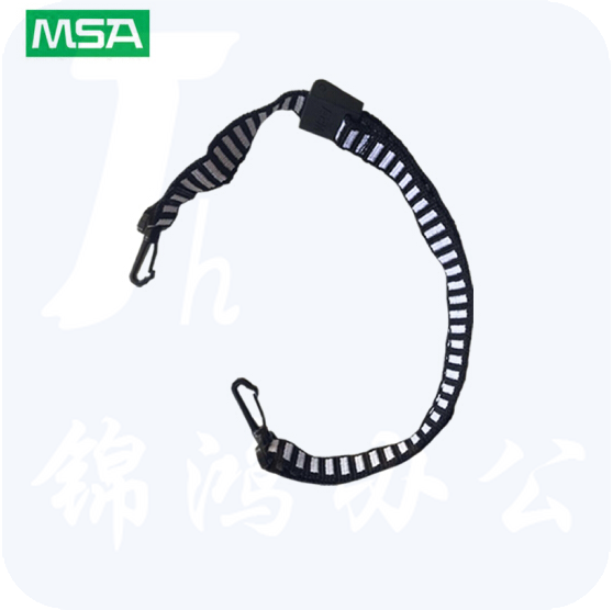 梅思安/MSA GB D型下颏带 挂钩式与帽壳连接 日字扣调节  9100001-SP
