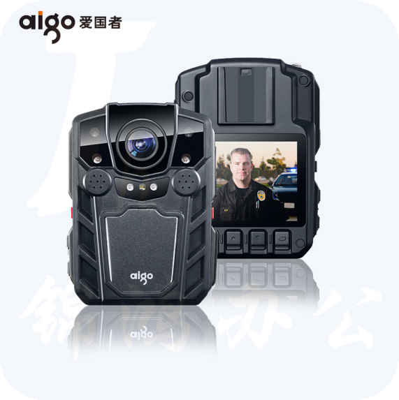 爱国者（aigo）DSJ-R7+  128G 执法记录仪 1296P高清红外夜视可换电池加密录音加强激光定位 货号：WY