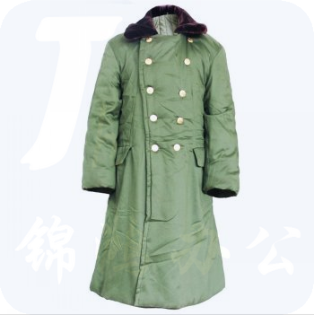 巨联（JULIAN）劳保棉服 防寒保暖绿军大衣 （160cm-185cm）