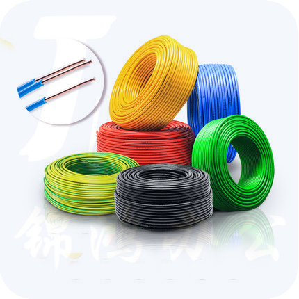 津达 WDZ-BYJ-黄色10平方 100/盘  电缆  低烟无卤塑铜线