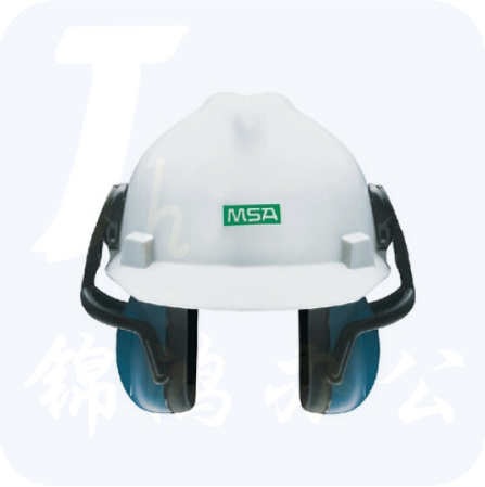 梅思安10087430左右系列中衰减白头盔式隔音耳罩