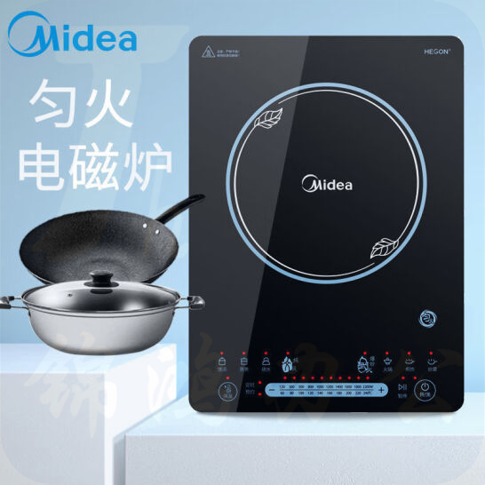 美的 电磁炉家触摸电磁炉 C21-RT2170 黑色