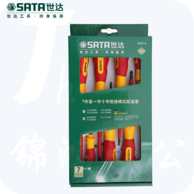 世达（SATA）7件VDE绝缘螺丝批组套 09301A