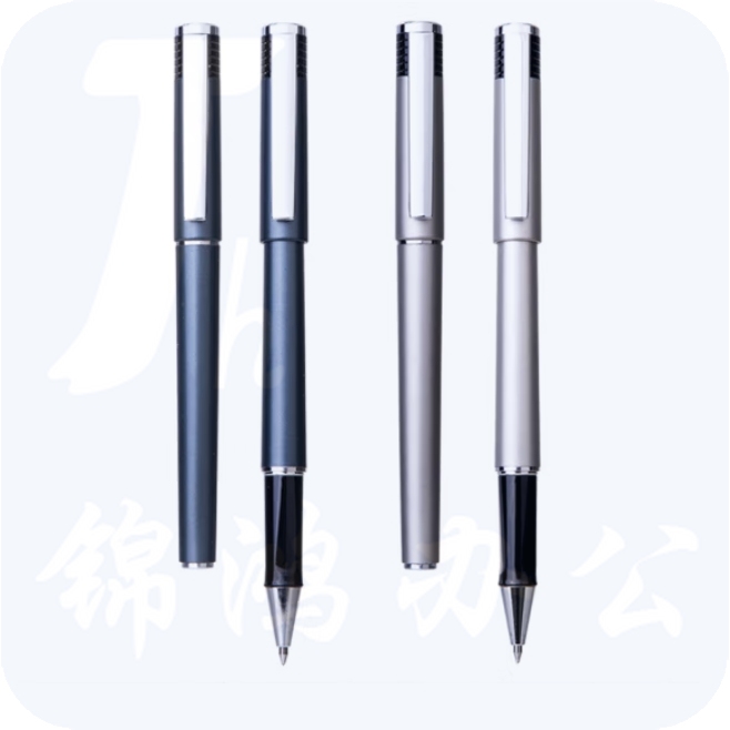 得力 0.7mm中性笔签字笔 子弹头黑色DL-S143S 12支/盒；支