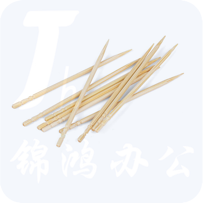 双枪（Suncha）一次性竹牙签 环保袋装卫生量贩装大包装2400支牙签 YQ1125（单双头随机发货）