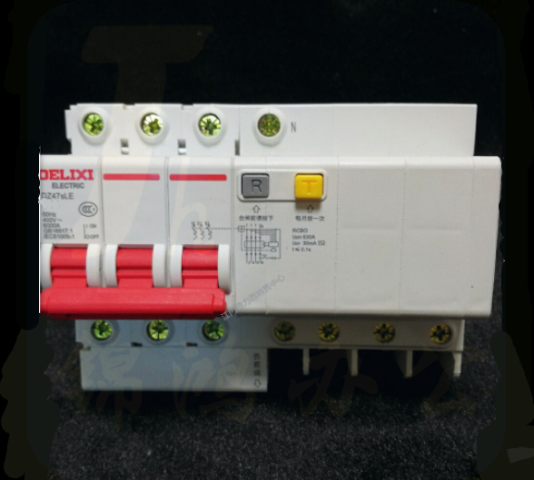 德力西 DZ47SLE-3P  C型 25A  (拼装)  漏电保护断路器