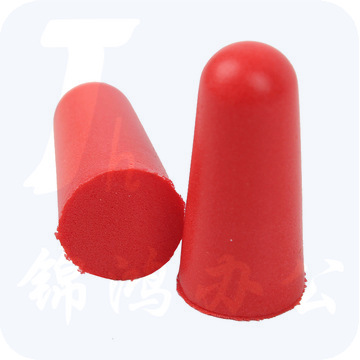 代尔塔 103107 大包装500副PU耳塞 CONIC500 红色 5盒/箱 耳部防护