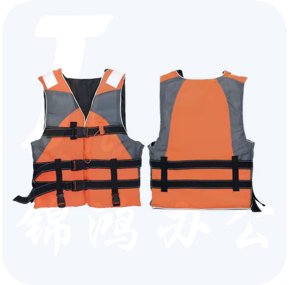 成人救生衣 浮力游泳衣 带反光条  均码  货号：LJ