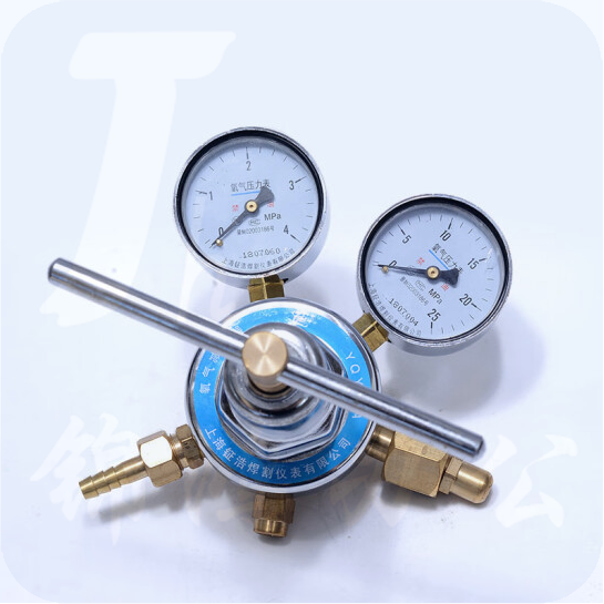 氧压表  氧气专用 禁油 压力表2.5Mpa  货号：JC