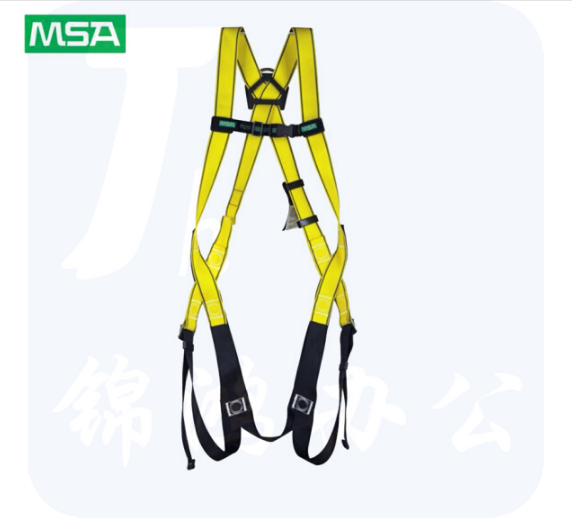 梅思安/MSA 10106883 沃克曼轻巧型全身式安全带 快速收腿带 背部D 型环