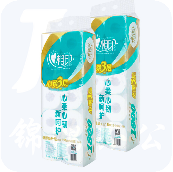 心相印 BT810 特柔180G三层卷筒卫生纸 10卷/提