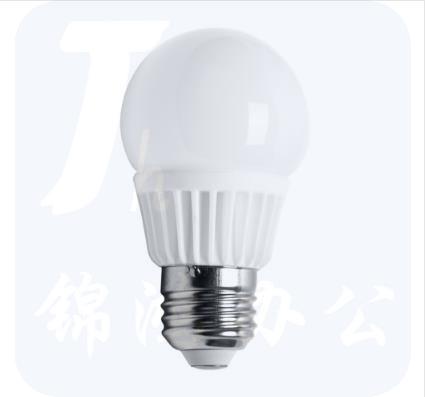 亚浦耳 LED球泡 5W 白光/三星芯片/ 陶瓷散热/高亮不刺眼灯泡