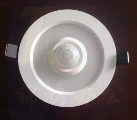 光迪 嵌入式LED人体感应筒灯C3119-8 8W  开孔：100MM