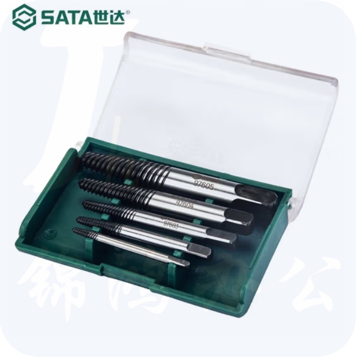 世达 5件套粗牙断丝取出器 09704A