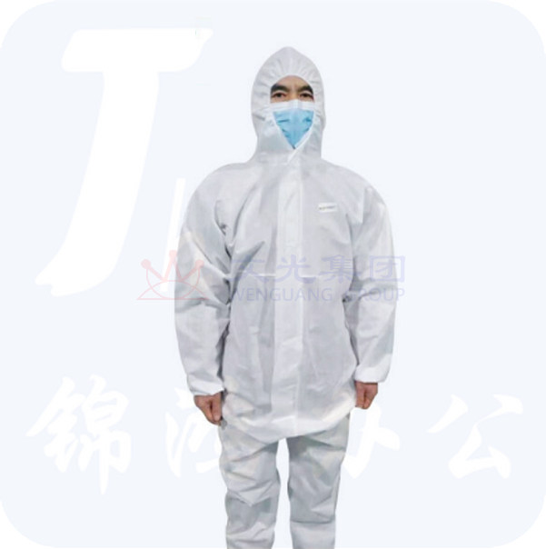 胜丽 防护服限次性防尘服覆膜防化服隔离服