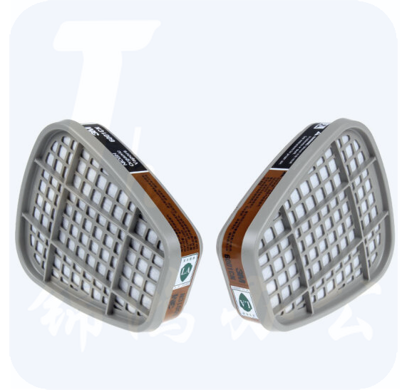 3M 6001 CN滤毒盒防护有机气体喷漆6200 7502 6800面具可以使用