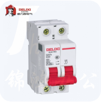 德力西  DZ47S 2P C型 40A  断路器空气开关