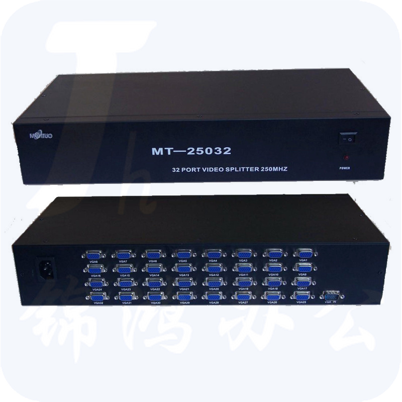 迈拓维矩MT-35032 高清32口vga分配器一进三十二出机架式分屏器1分32