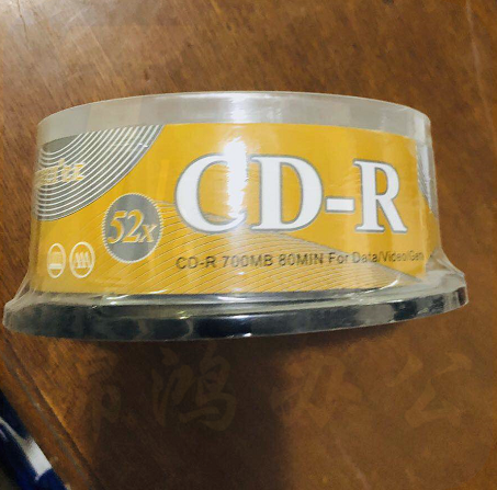 CD-R 光盘/刻录盘 700MB 80M/N  50片/盒