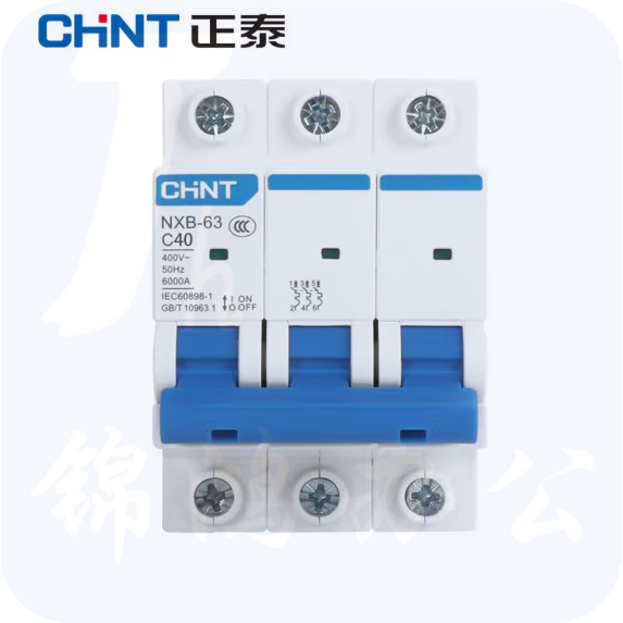 正泰 NXB-63-3P-C40   空气开关 过载空气开关 3P  40A