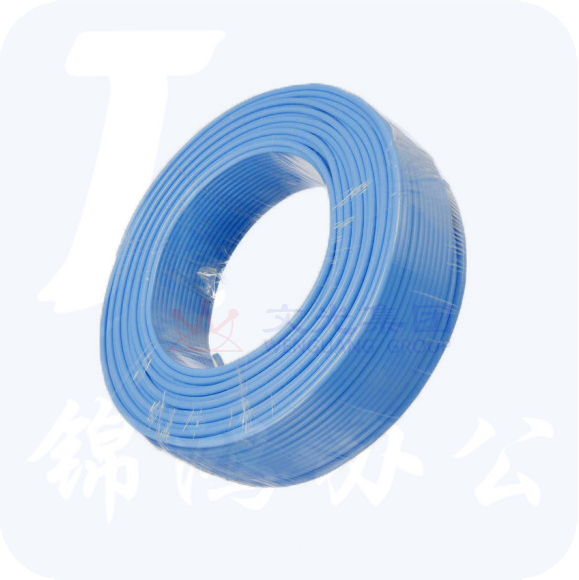 津达 WDZB-BYJ-蓝色10平方 100/盘 电缆  低烟无卤塑铜线