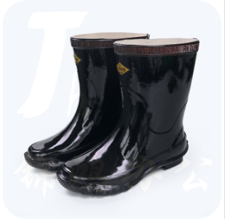 双安 中筒电工鞋 绝缘胶鞋 安全鞋工矿靴 长筒雨靴 35 KV（号码请备注）