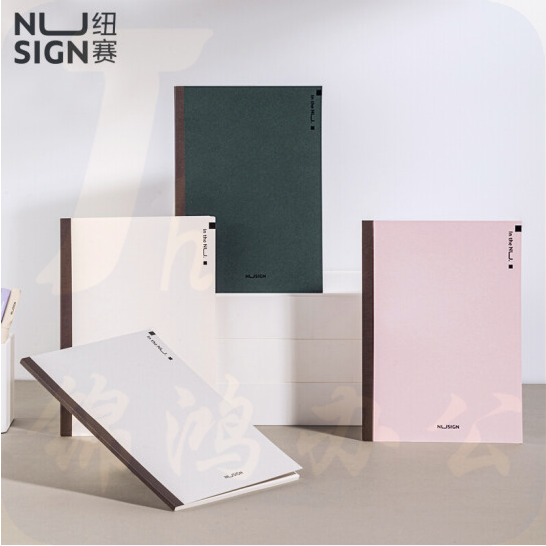 得力纽赛NS297记事本 A5/40张 210mm*148mm(混) 4本装