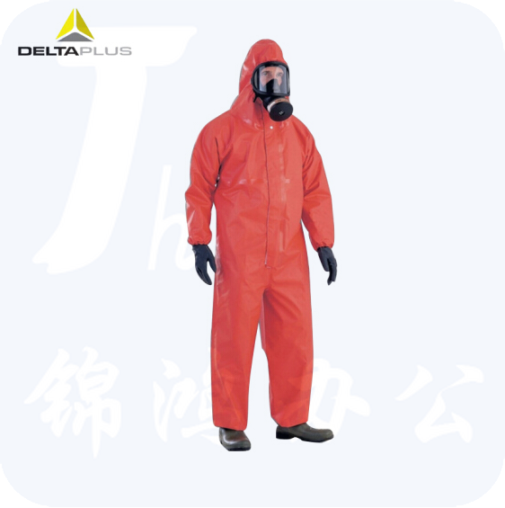 代尔塔  401020 CSM Hypalon 液密中型防化服 COMBI71防火防渗透  均码