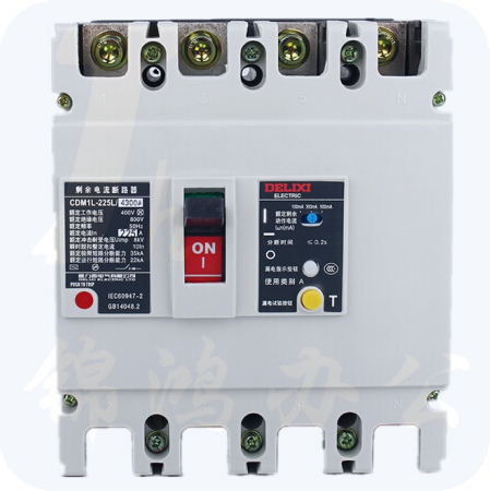 德力西  塑壳漏电开关 CDM1L-225L/4300 三相四线160A   A档型塑壳漏电保护器