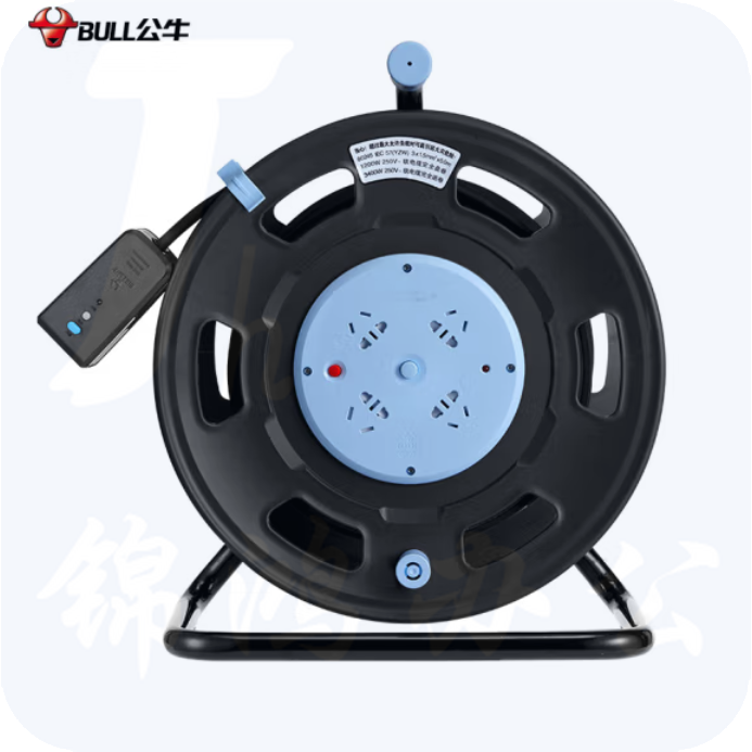 公牛 绕线器GN-806DN 30米线 2.5MM² 线轴 过热保护漏电保护16A大功率电缆卷盘插座/插排