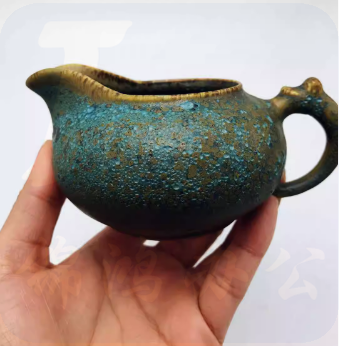 中温艺术陶艺釉料  仿古青铜釉 1斤装  货号：JC