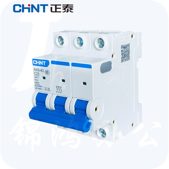 正泰（CHNT）NXB-63-3P-C25 家用空气开关 过载空气开关