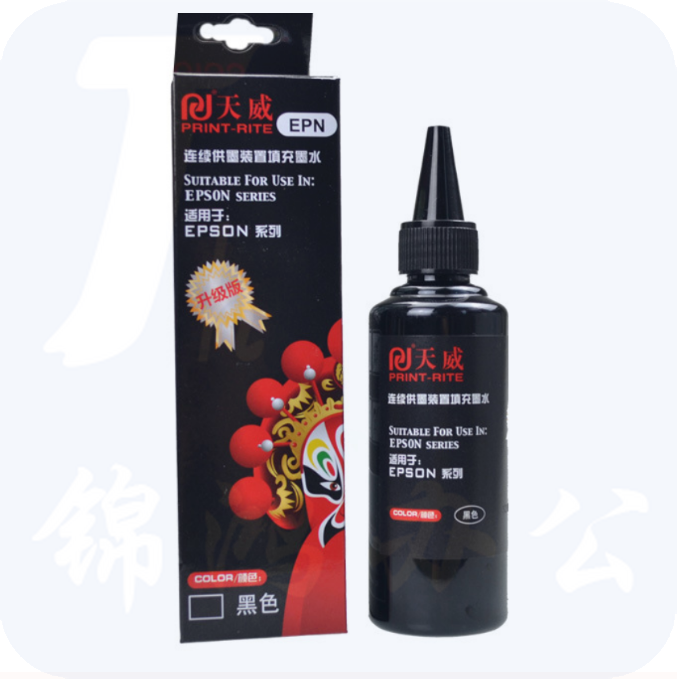 天威 黑色通用墨水 适用EPSON爱普生100ML
