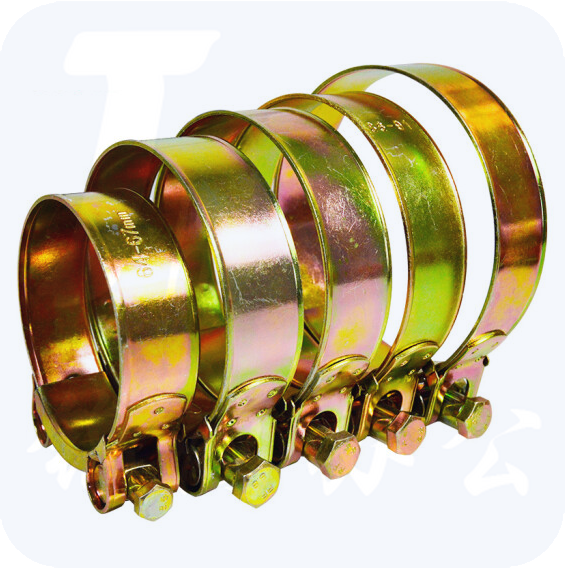 铁镀锌强力喉箍 重型卡箍 抱箍水 管卡子管箍 QL60-63  货号：JC