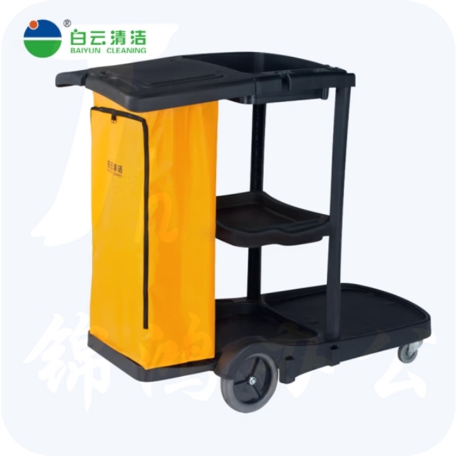 白云清洁 清洁车保洁车多功能手推车AF08180 清洁杂物车130*55*100CM