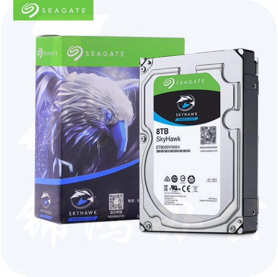 希捷 监控硬盘8TB 256MB 7200转 SATA 垂直  ST8000VX004