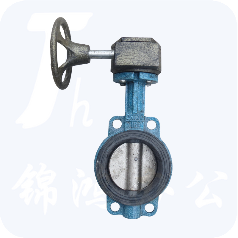 大站力字(LI )阀门天津手动软密封D371-16/蜗轮对夹蝶阀大站80