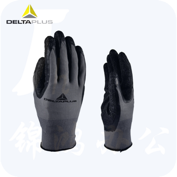 代尔塔 201630 乳胶涂层手套 涤纶防滑 透气 弹性 抓握性强 耐磨抗撕裂