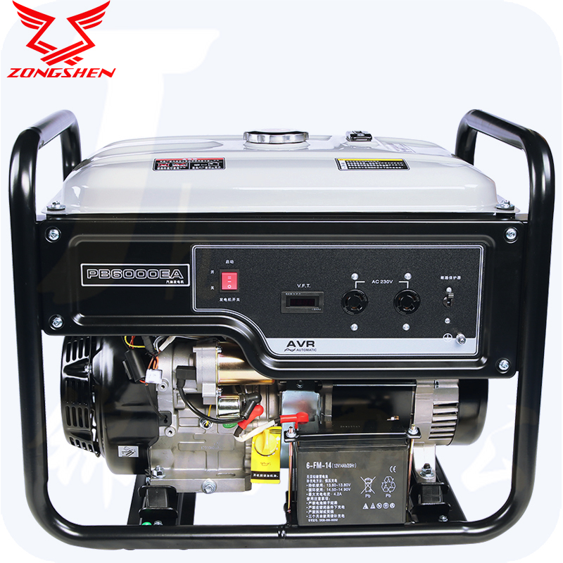 宗申 汽油双电压发电机(190动力) 5KW/220V/380V