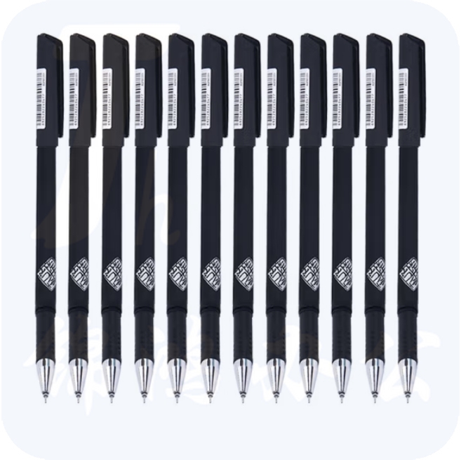 晨光 中性笔0.5mm全针管12支装 AGPB0201