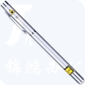 得力（deli）办公红外线笔激光笔PPT电子笔远射会议教学教鞭笔 银色
