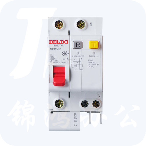 德力西 DZ47SLE 1P+N C型 63A (拼装) 漏电保护断路器