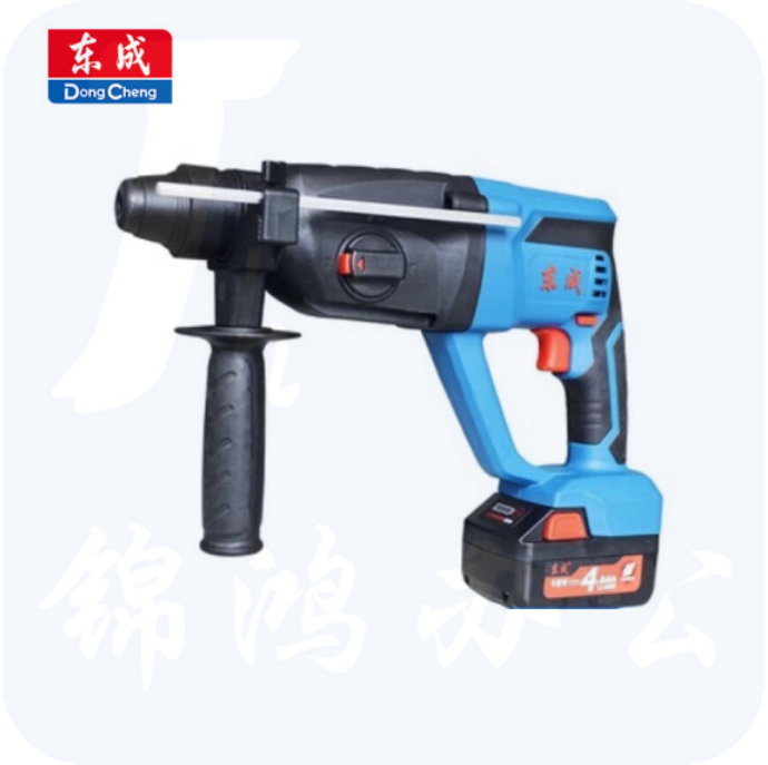 东成 DCZC02-24E 18V双电 充电式无刷电锤冲击钻混凝土大功率多功能电钻